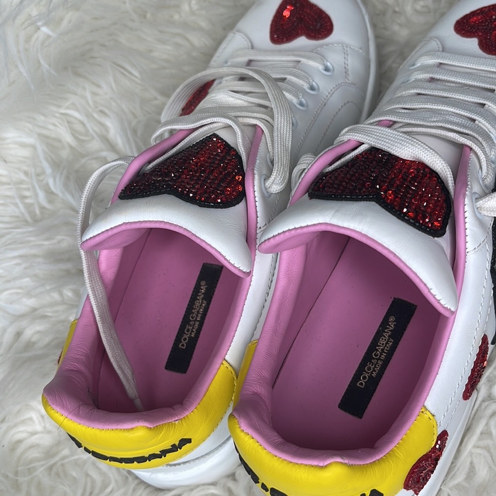 Dolce Gabbana Queen of Heart sneakers. - Picture 6 of 7